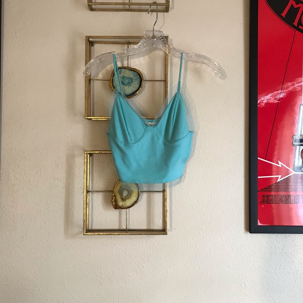 Light Blue Party Top